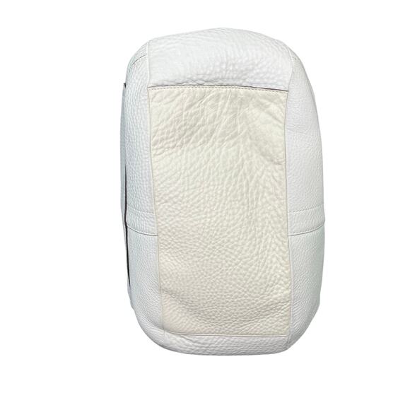 Coach Ergo Legacy Pebbled Cream White Leather XL Travel Tote Bag Satchel 11640 - Picture 5 of 9